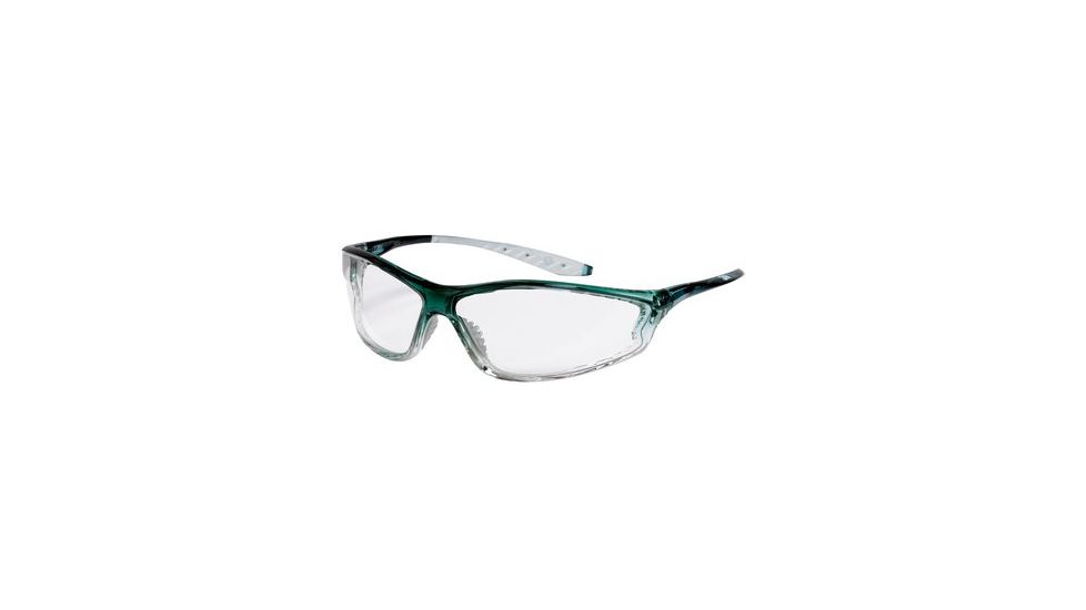 Peltor Tekk Protection Sports Inspired Safety Eyewear,Clear Lens,Green Frame 90703-80025T-EA