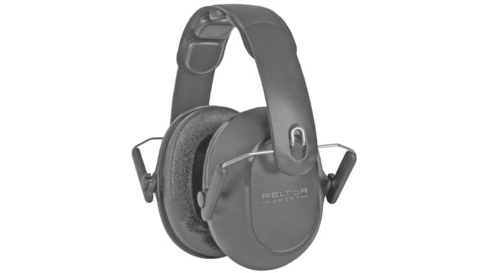 Peltor YTHPEL4DC Sport Hearing Protector 22 DB Over The Head Youth Black Ear Cup