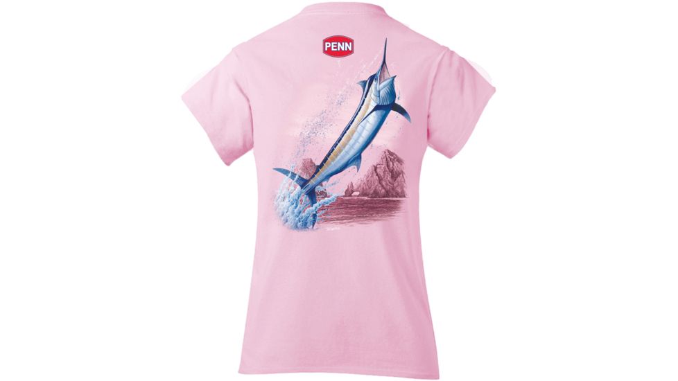 Penn Womens Marlin Pink T-Shirt, Large 180219