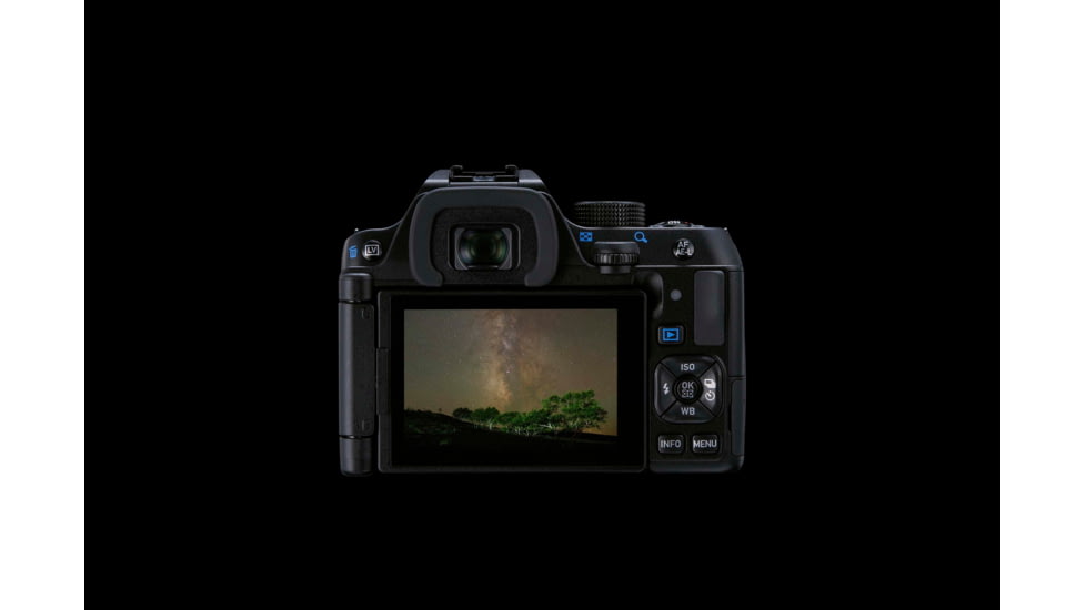 Pentax KF Digital Camera Kit, 18-55 Lens, Black, Compact, 1203