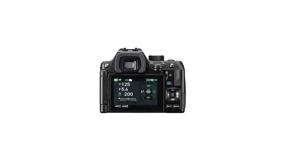 Pentax KF Digital Camera Kit, 18-55 Lens, Black, Compact, 1203