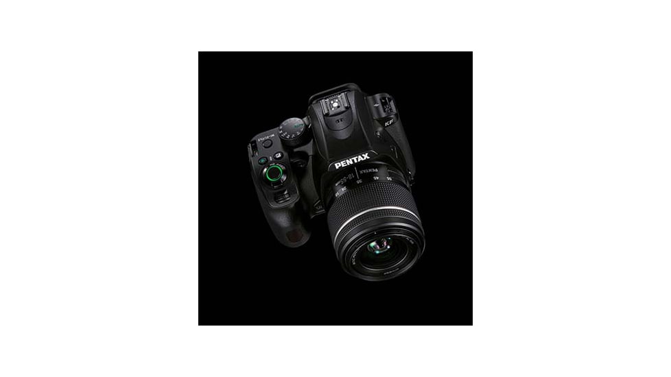 Pentax KF Digital Camera Kit, 18-55 Lens, Black, Compact, 1203