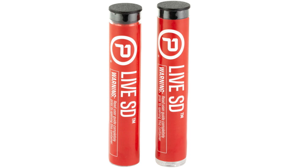 PepperBall Live SD Pava Projectiles for TCP Launcher, .68 Caliber, 2.0 percent, 0.9 Size, 10-Pack, Red, 102-06-0306