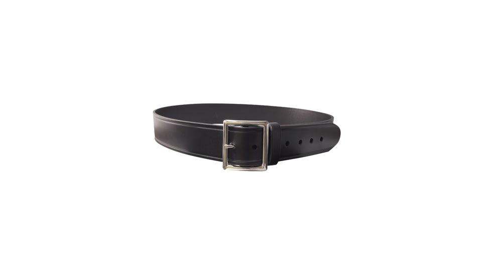 Perfect Fit 1.75in Finest Leather Belt w/ Chrome Buckle, Plain, Black, 30, 5004-CH-30