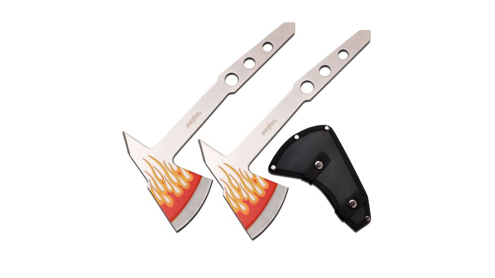 Perfect Point 2 Pcs Throwing Axe Set w/ Nylon Sheath PP-120-2FL