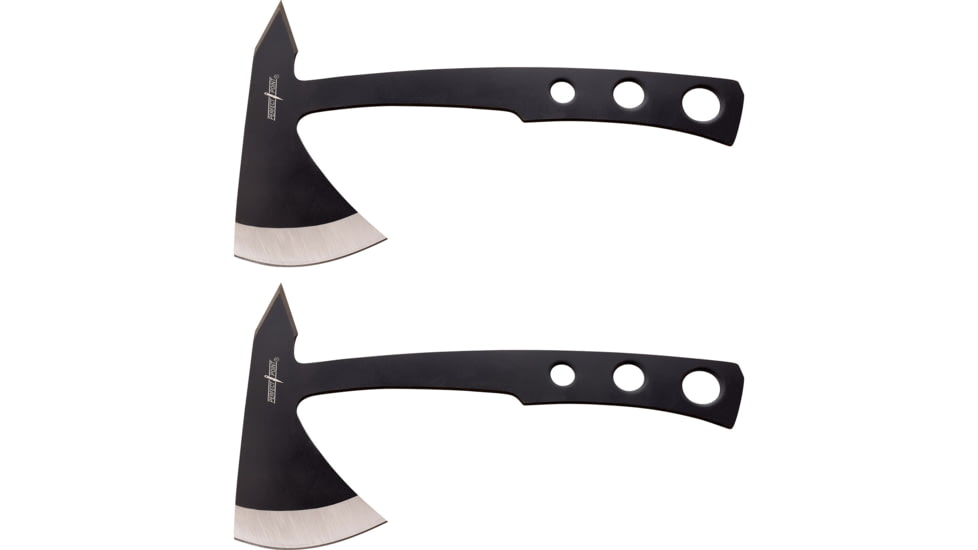 Perfect Point 2 Throwing Axe Set, 3Cr13 Stainless Steel Stainless Steel, Black, PP-107B-2