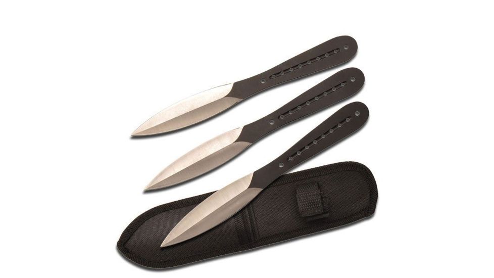 Perfect Point Tactical, 9in, Stainless Steel Blade, Black Stainless Steel Handle TK-019-3