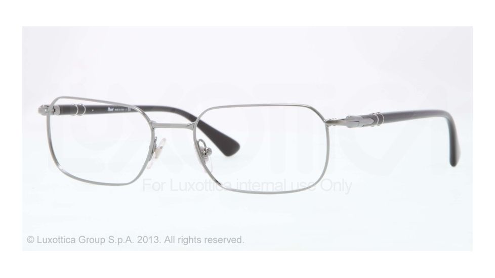 Persol PO2431V Single Vision Prescription Eyeglasses 513-51 - Gunmetal Frame