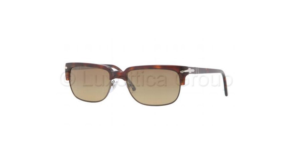Persol PO3043S Sunglasses 24/81-5418 - Havana Frame, Photo Polarized Brown Lenses