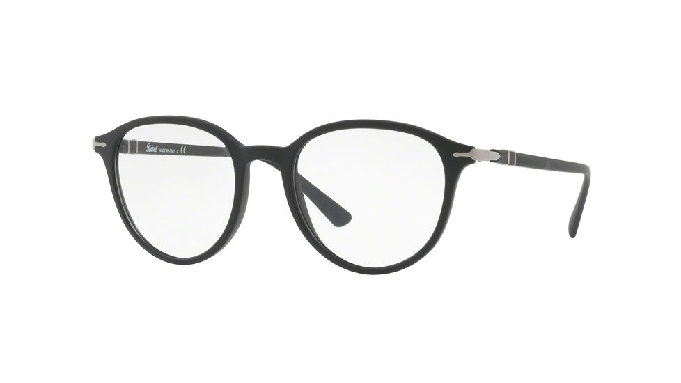 Persol PO3169V Progressive Prescription Eyeglasses 1042-50 - Matte Black Frame