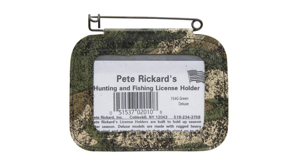 Pete Rickard Single License Holder, Camo 154G
