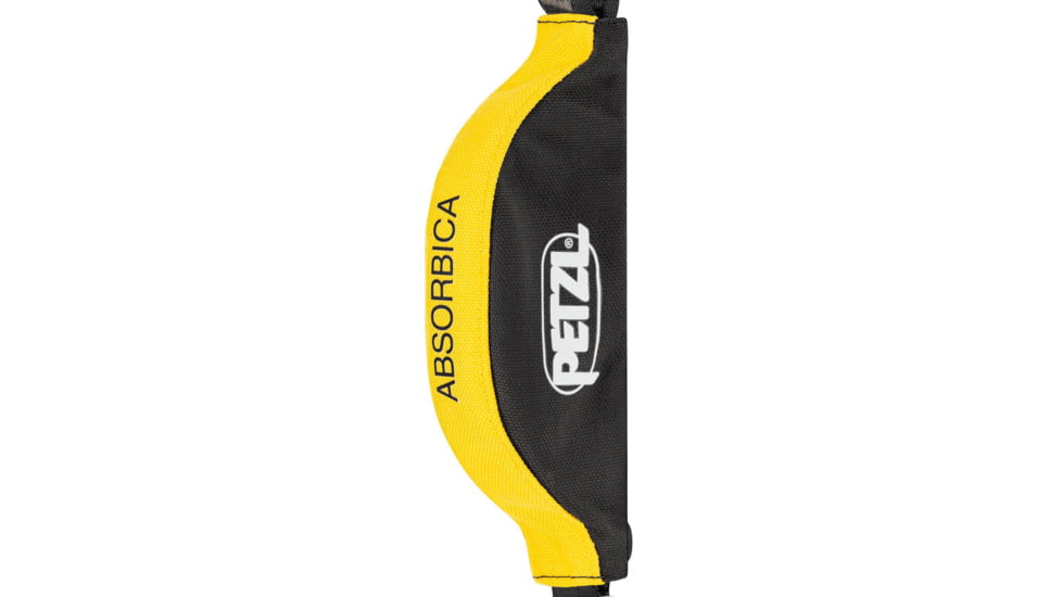 Petzl Absorbica-Y Tie-Back, Black/Yellow, L015AA00