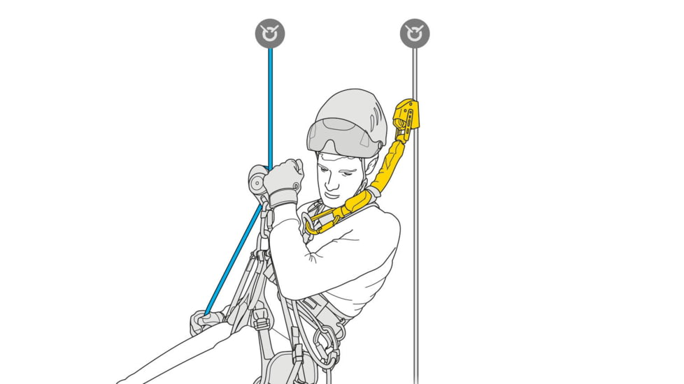 Petzl AsapSorber Axess Lanyard, One Size, L071CB00