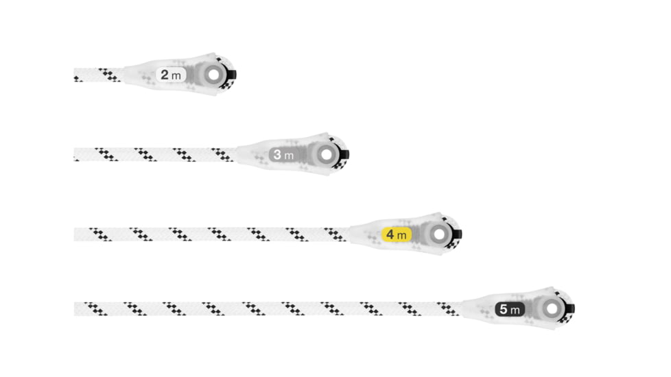 Petzl Grillon Adjustable Lanyard Ansi, Csa, 15m, L052AA05