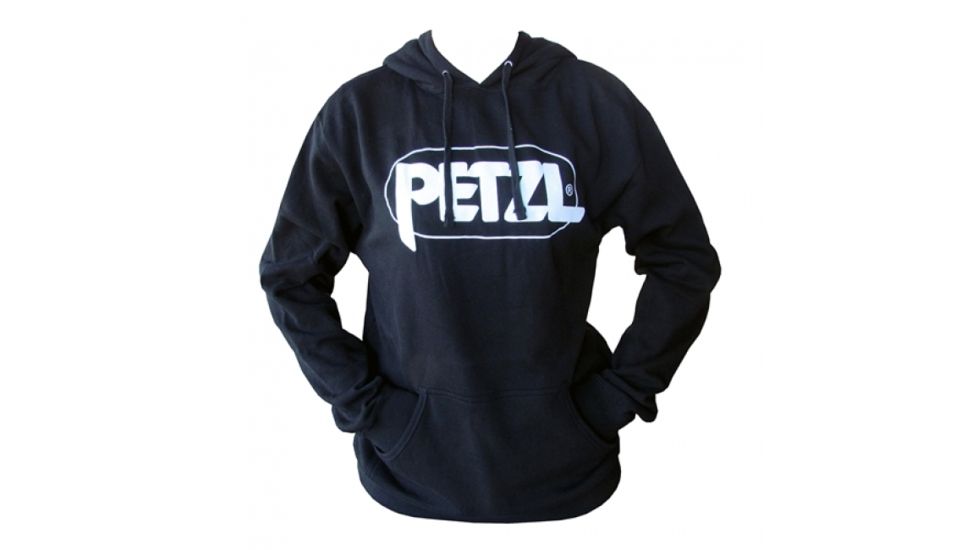 Petzl Hoodie w/Logo - Men's, Black, Large, Z10ADA L