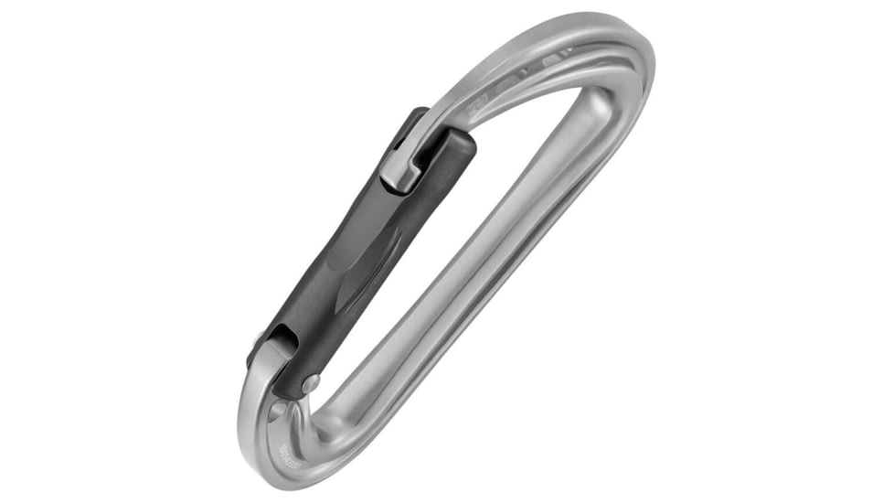 Petzl Spirit Carabiner Bent, Grey, One Size, M061AB02