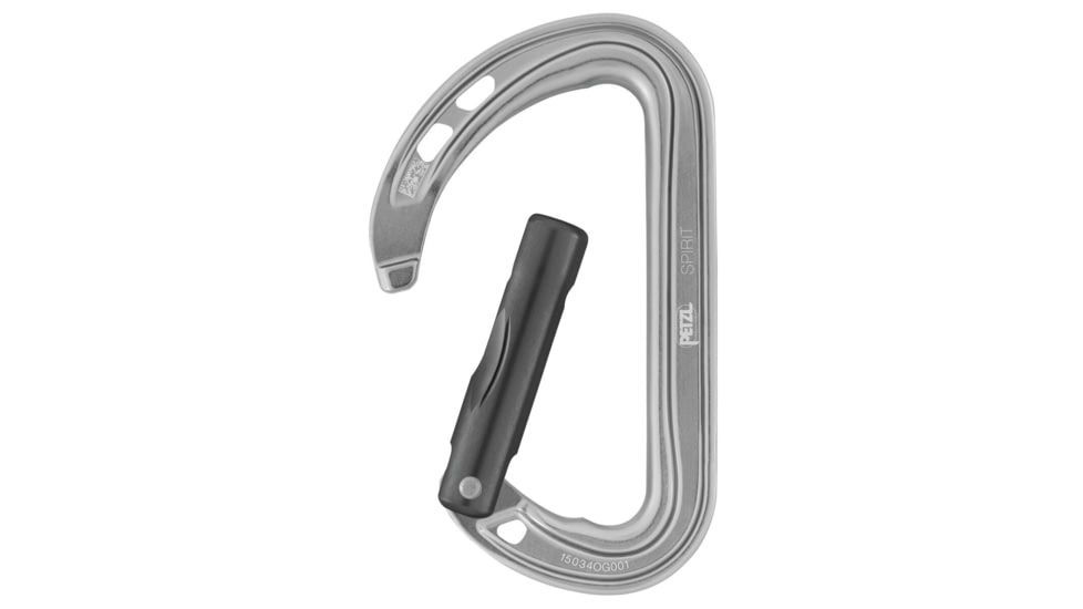 Petzl Spirit Carabiner Straight, Grey, M061AA00