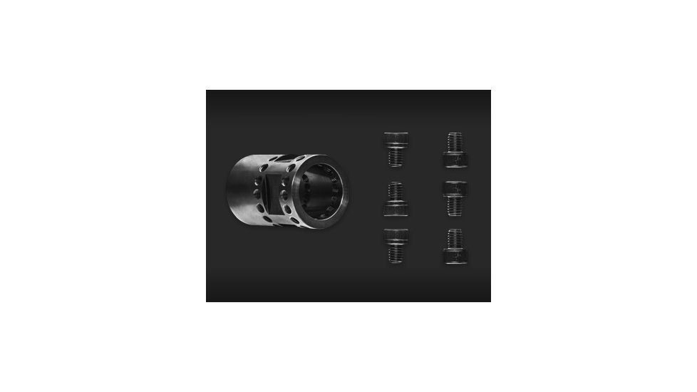 Phase 5 Weapon Systems Inc 13in Lo-Pro Slope Nose Free Float Quad Rail, Black, LPSN13
