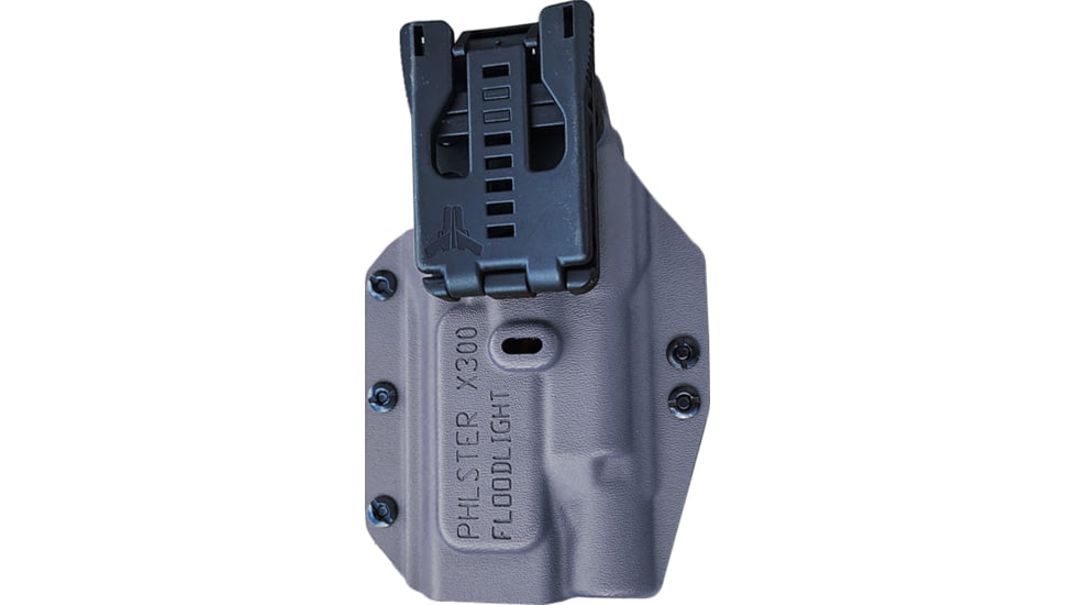 PHLster Floodlight OWB Holster, X300, Ambidextrous, Wolf Gray, Standard, 57