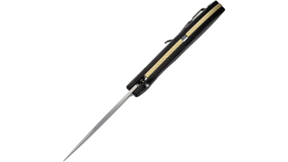 Piranha Knives Auto Fusion Buttonlock Blk Sat, PKCP28BK