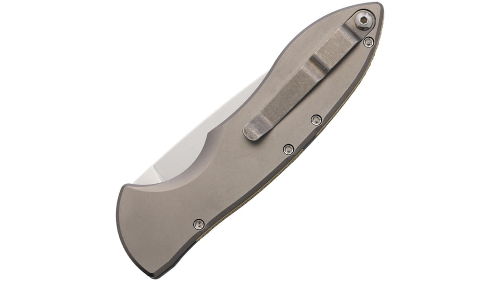 Piranha Knives Auto Fusion Buttonlock Sat Gry, PKCP27TS