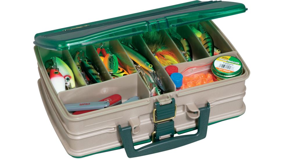 Plano Double Sided Satchel - SandstOne and Green 112000