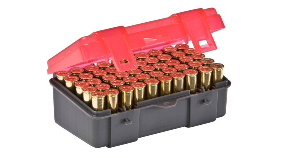 Plano 50 Count Handgun Ammo Case with Hinged Cover
