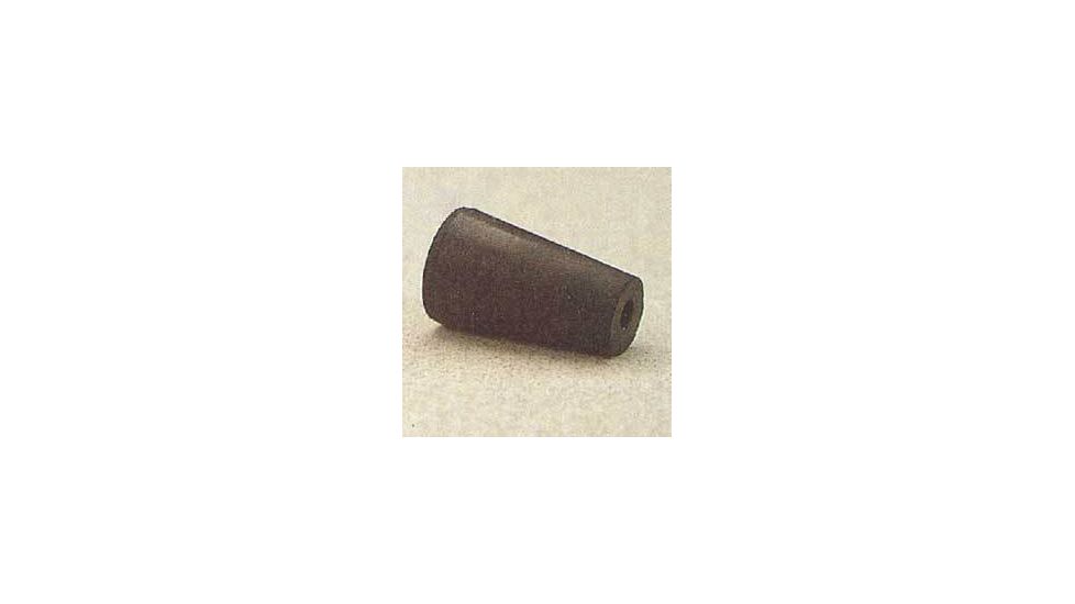 Plasticoid Black Rubber Stoppers, One-Hole 5--M291