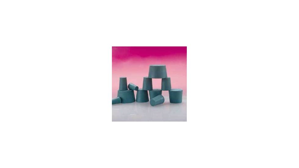 Plasticoid Green Neoprene Stoppers, Solid 000M350