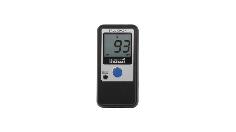 Pocket Radar Pocket Radar Personal Speed Radar Gun and Sports Training Tool, Black, Ball Coach Pro-Level Speed Training Tool, 4.7 x 2.3 x 0.8 in. 5176600206-CE