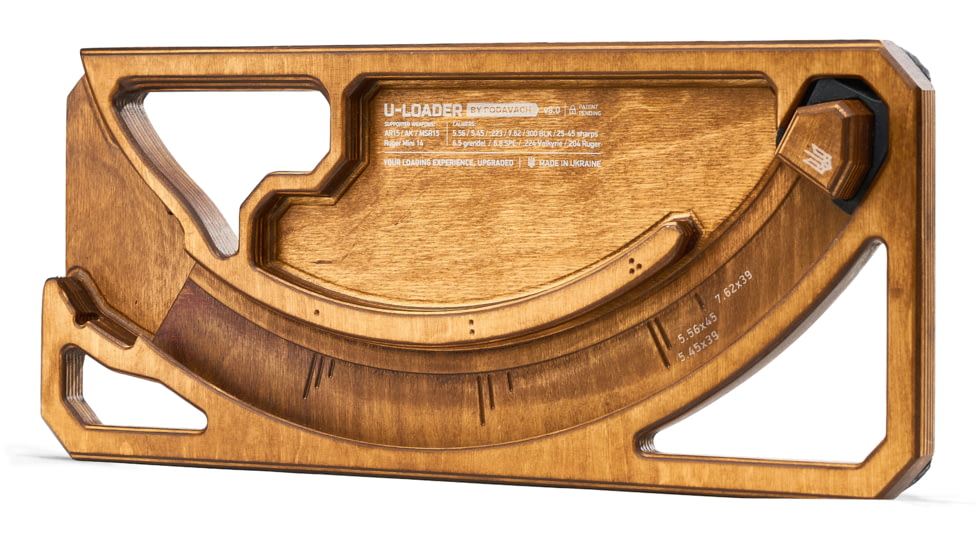 PODAVACH U-Loader, Basic, AR15, AK Magazine Speed Loader, Walnut, L15WN