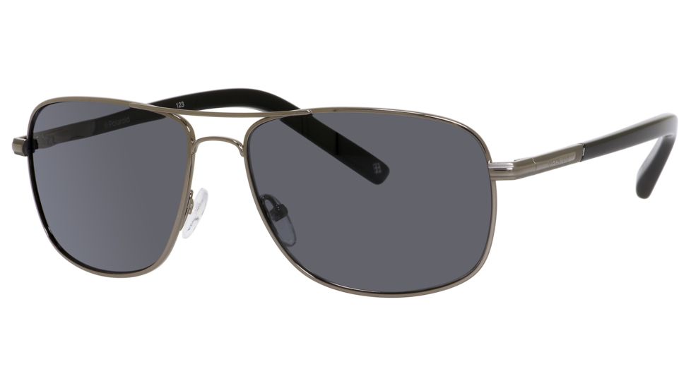 Polaroid X 4402/S Sunglasses X4402S-0B9W-Y2-5815 - Gunmetal Frame, Gray Polarized Lenses, Lens Diameter 58mm, Distance Between Lenses 15mm