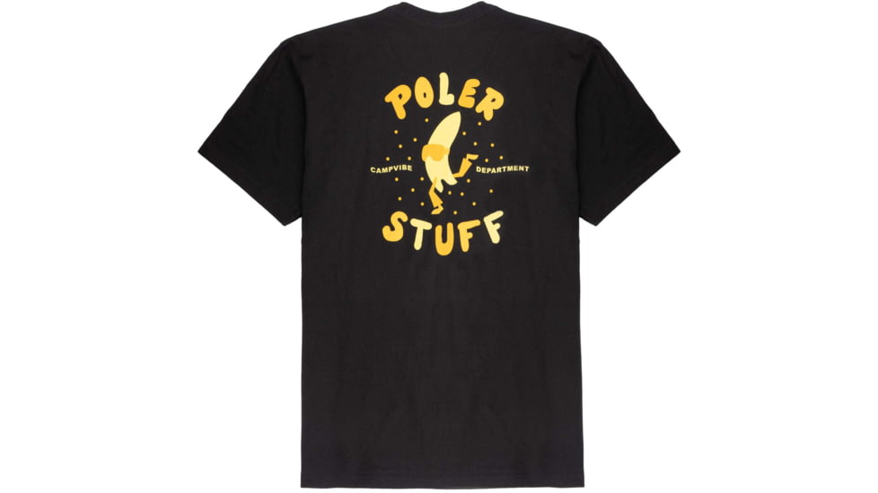 Poler Boogie Board T-Shirt, Small, Black, 214APM2009-Black-S