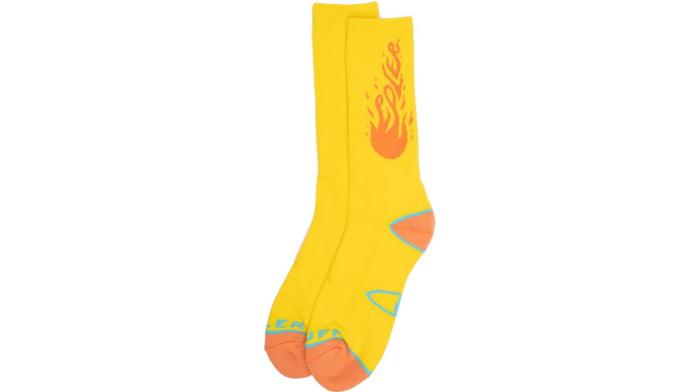 Poler Burner Socks, Fire, One Size, 221ACUSK03-Fire-O/S