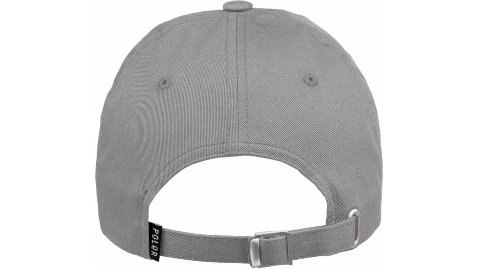 Poler Camp Vibes Patch Dad Hat, Light Gray, One Size, 212ACU7202-Light Gray-O/S