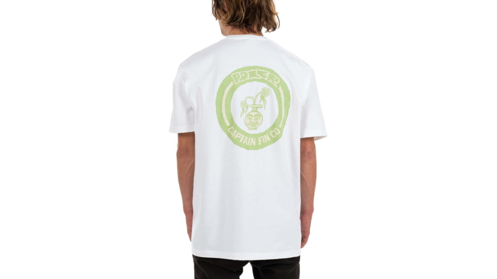 Poler CF X Flower Time T-Shirt, 2XL, White, 212CLU2007-White-XXL