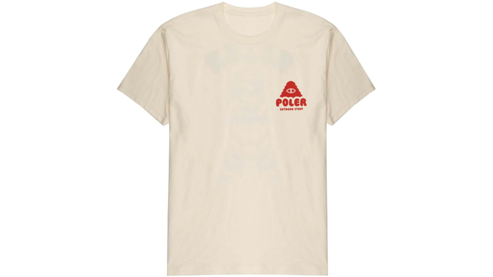 Poler Cloudy T-Shirt, 2XL, Natural, 214APM2003-Natural-XXL