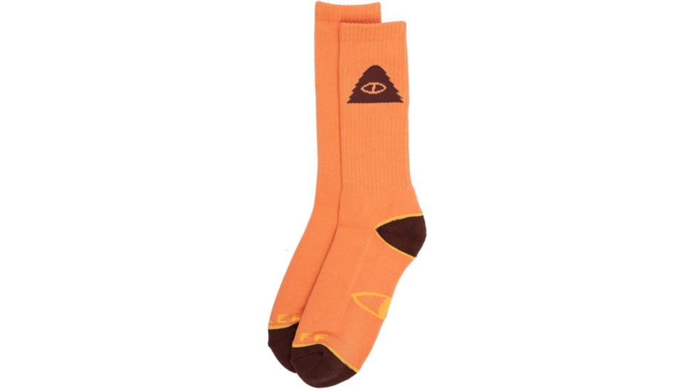 Poler Icon Socks, Sunset Orange, One Size, 221ACUSK01-Sunset Orange-O/S