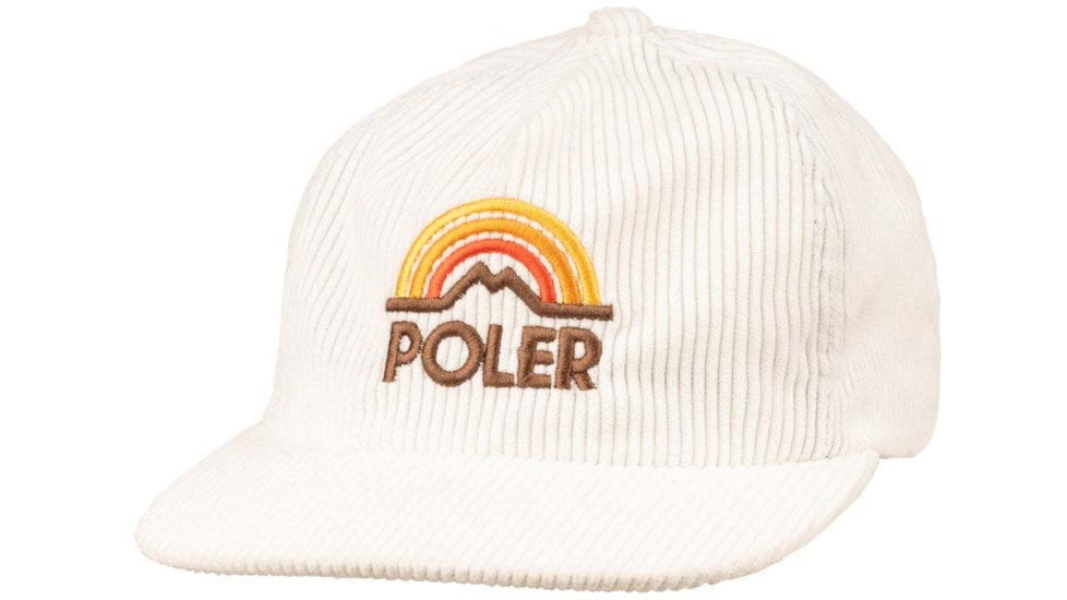 Poler MT Rainbow Hat, White, One Size, 212ACU7001-White-O/S