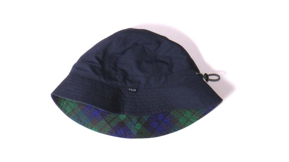Poler Reversible Drawcord Bell Hat, Navy, One Size, 55100321-Navy-O/S