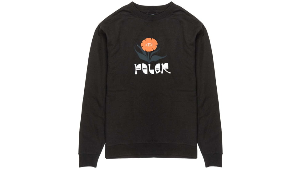 Poler Sprouts Crew, Extra Large, Black, 221APM2503-Black-XL