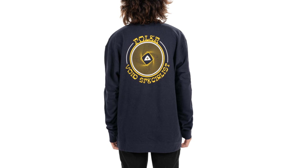 Poler Void Specialist Crew, Small, Navy, 213APM2503-Navy-S