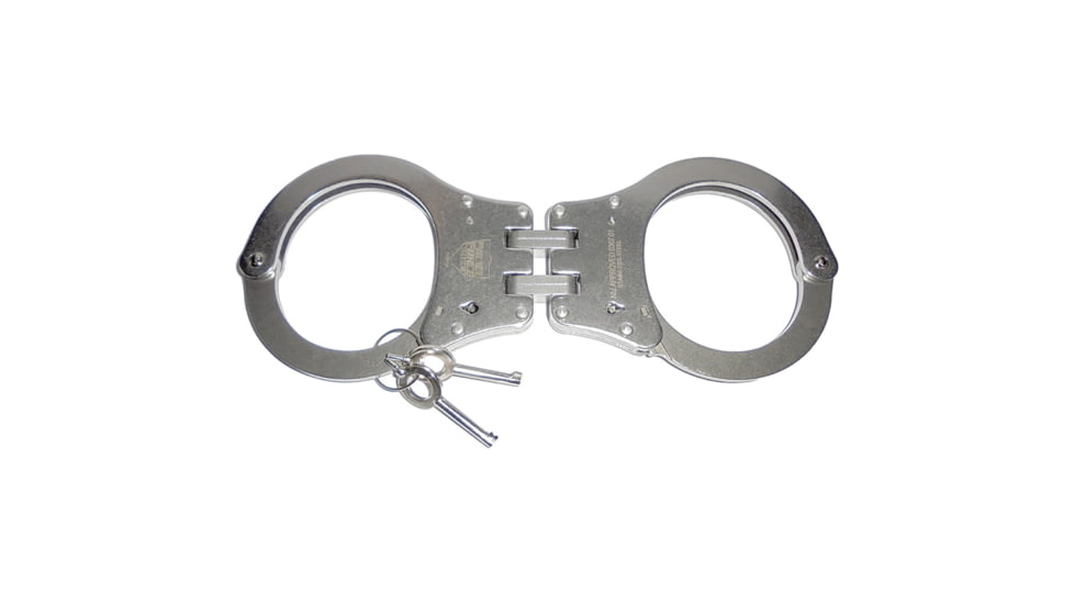 Police Force Tactical Stainless Hinged NIJ Handcuff