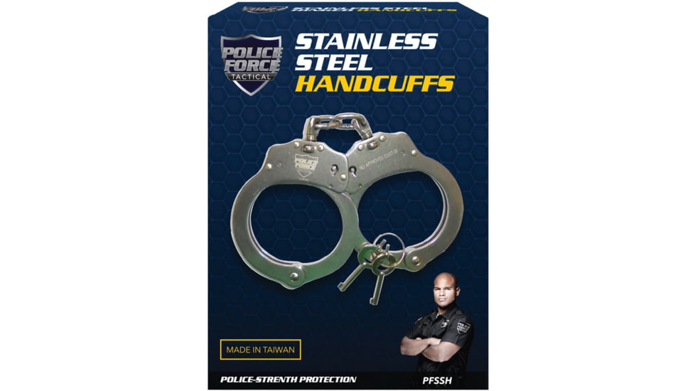 Police Force Tactical Stainless NIJ Handcuffs
