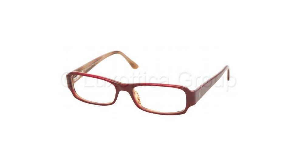 Polo Eyeglasses PH2020 with Rx Prescription Lenses 5015-5416 - Top Bordeaux On Horn 