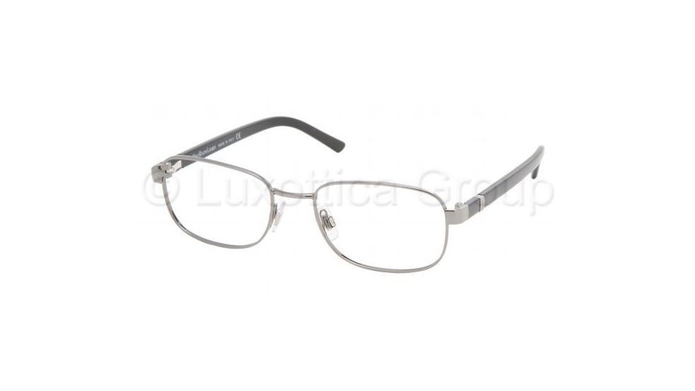 Polo PH1042 SV Prescription Eyeglasses - Gunmetal Demo Lens Frame / 52 mm Prescription Lenses, 9002-5218