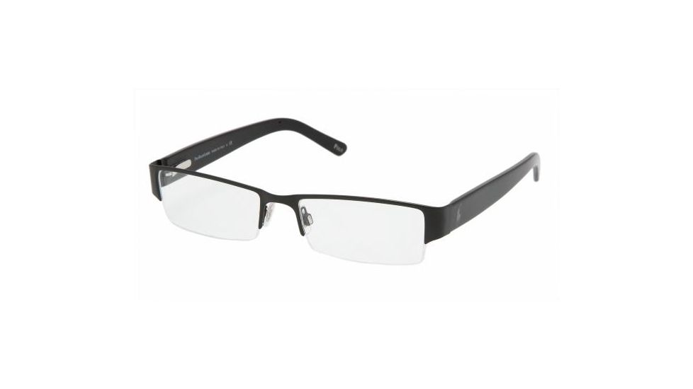 Polo PH 1067 Eyeglasses Styles Matte Black Frame w/Non-Rx 52 mm Diameter Lenses, 9038-5217