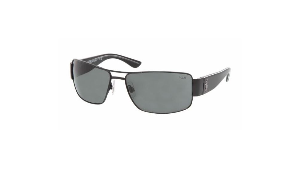Polo PH3041 Bifocal Prescription Sunglasses PH3041-900387-6416 - Frame Color Shiny Black, Lens Diameter 64 mm