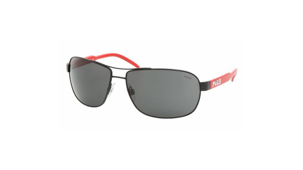 Polo PH3053 Bifocal Prescription Sunglasses PH3053-903887-6415 - Frame Color Matte Black, Lens Diameter 64 mm
