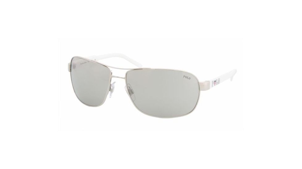Polo PH3053 Bifocal Prescription Sunglasses PH3053-90018V-6415 - Lens Diameter 64 mm, Frame Color Silver